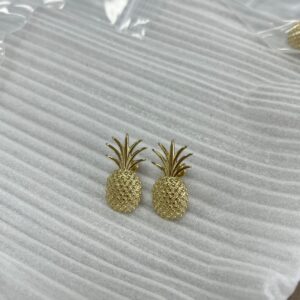 Boucles d'oreilles ananas acier inoxydable Passion & Victoria